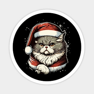 Cute Ugly Christmas Cat Gift Funny Cat Christmas Magnet